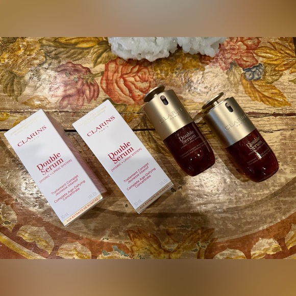 🦋New 2 Full Size Clarins Double Serum